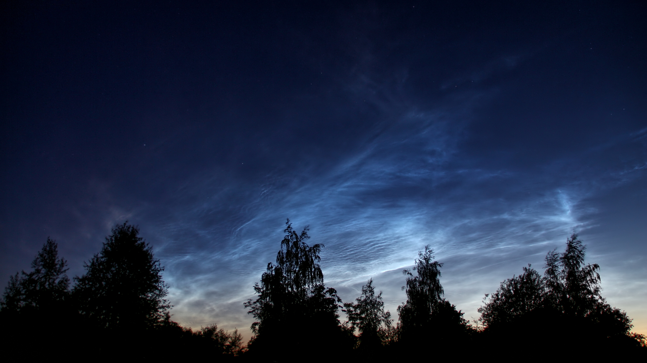 Noctilucent clouds in Wrocław