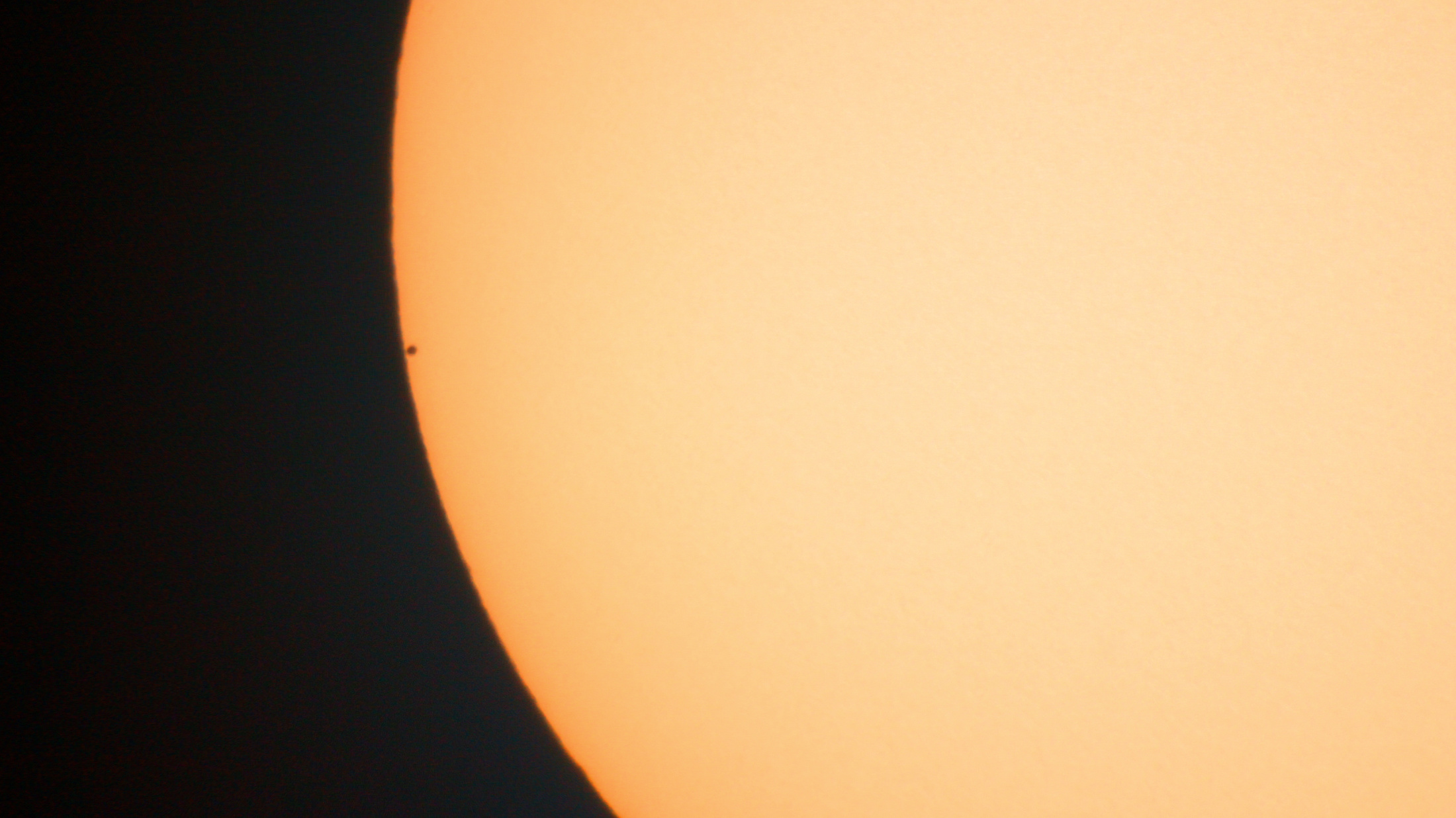 Mercury transit in front of the sun